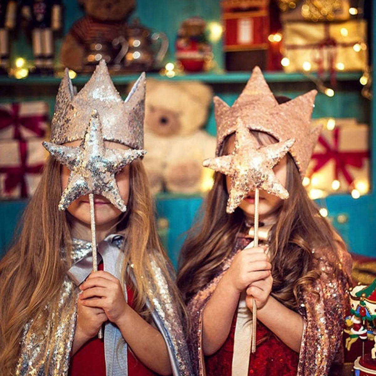 Glittery Crowns and Star Fairy Sticks