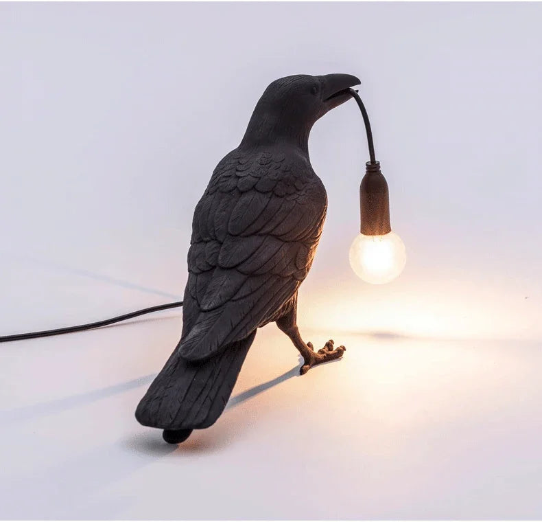 Nevermore Raven Wall Light Fixtures and Lamps