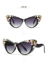Katy's Crystal Rhinestone Cat Eye Sunglasses Funglasses UV400
