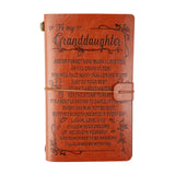To My Son, Daughter, Grandson, Granddaughter, Wife, Sister, etc, Gift PU Leather  Journal Notebooks