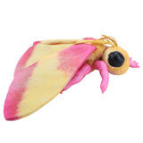 Cute Luna Moth and Rosy Maple Moth Plush Toys Soft Stuffed Animal Plushie for Insect Lovers Gift Idea