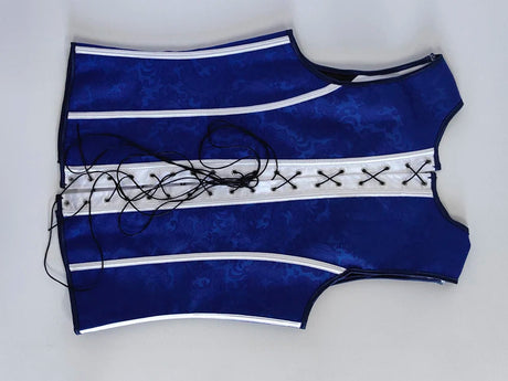 Men's Formal Boned Waistcoat Corset Vest Lace Up Burlesque Performance Stage Costume