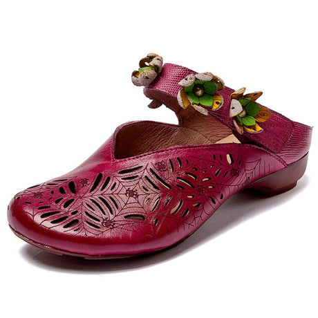 Trollkvinna Maret's Genuine Leather Moccasins Sandals