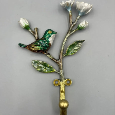 Enamel Flower Decorative Wall Hooks