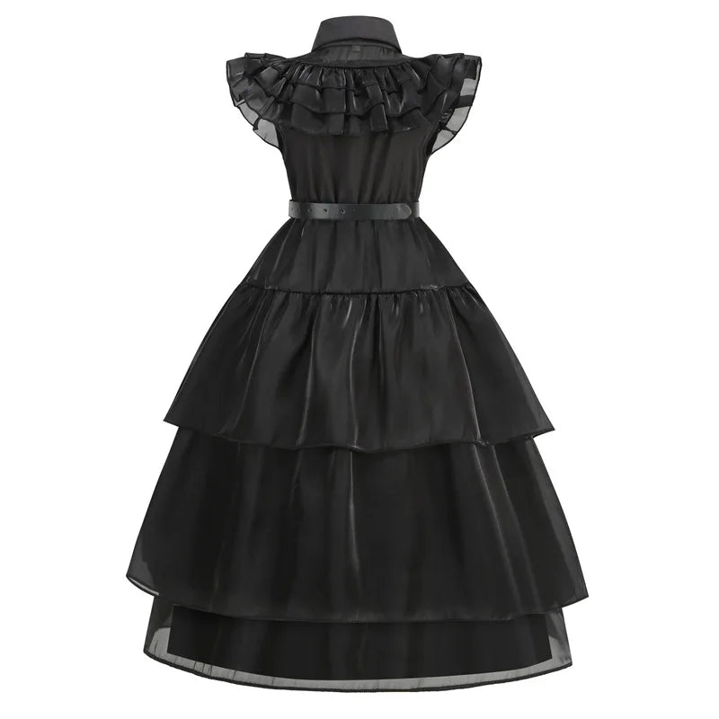 Wednesday Costume Sets Girls Halloween Cosplay Costume Dress