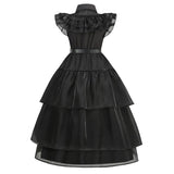 Wednesday Costume Sets Girls Halloween Cosplay Costume Dress