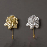 Handpainted Resin Flowers Hooks Rose Lotus Peach Blossom Hydrangea plus more