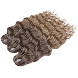 Ombre Rainbow 24 Inch Synthetic Hair Wave Braiding Hair Extensions