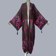 Rose's Embroidered Bohemian Cover Up Kimono