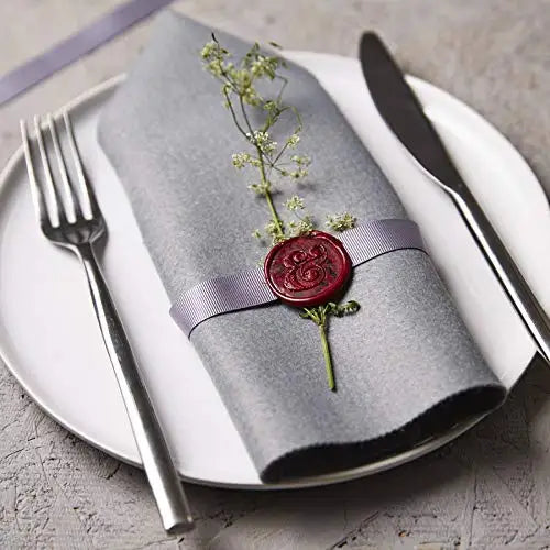 12PCS Blood Red Sealing Wax Sticks with Wick