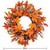 Halloween Wreath Door Decoration Autumn Fall Decor