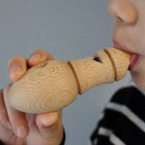 Wooden Bird Call Whistle Musical Noisemaker Fun Outdoor Exploration Kids Education Gifts