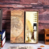 Golden Feather Quill Pens Set Dip Fountain Pens Ink Stationery Writing Gift Box Sets