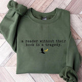 Tragedy Sweatshirt Fourth Wing Book Lover Sweater Long Sleeve Fleece Jumper