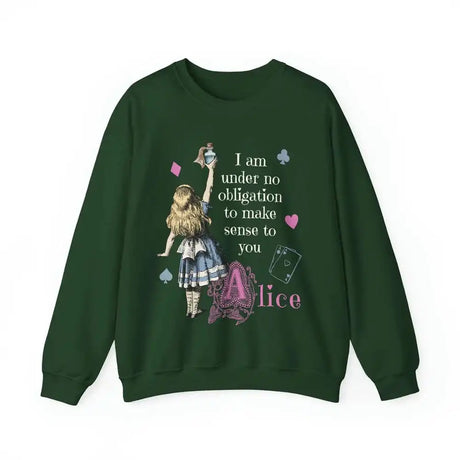 Alice in Wonderland Sweatshirt Book Lover Pullover Jumper