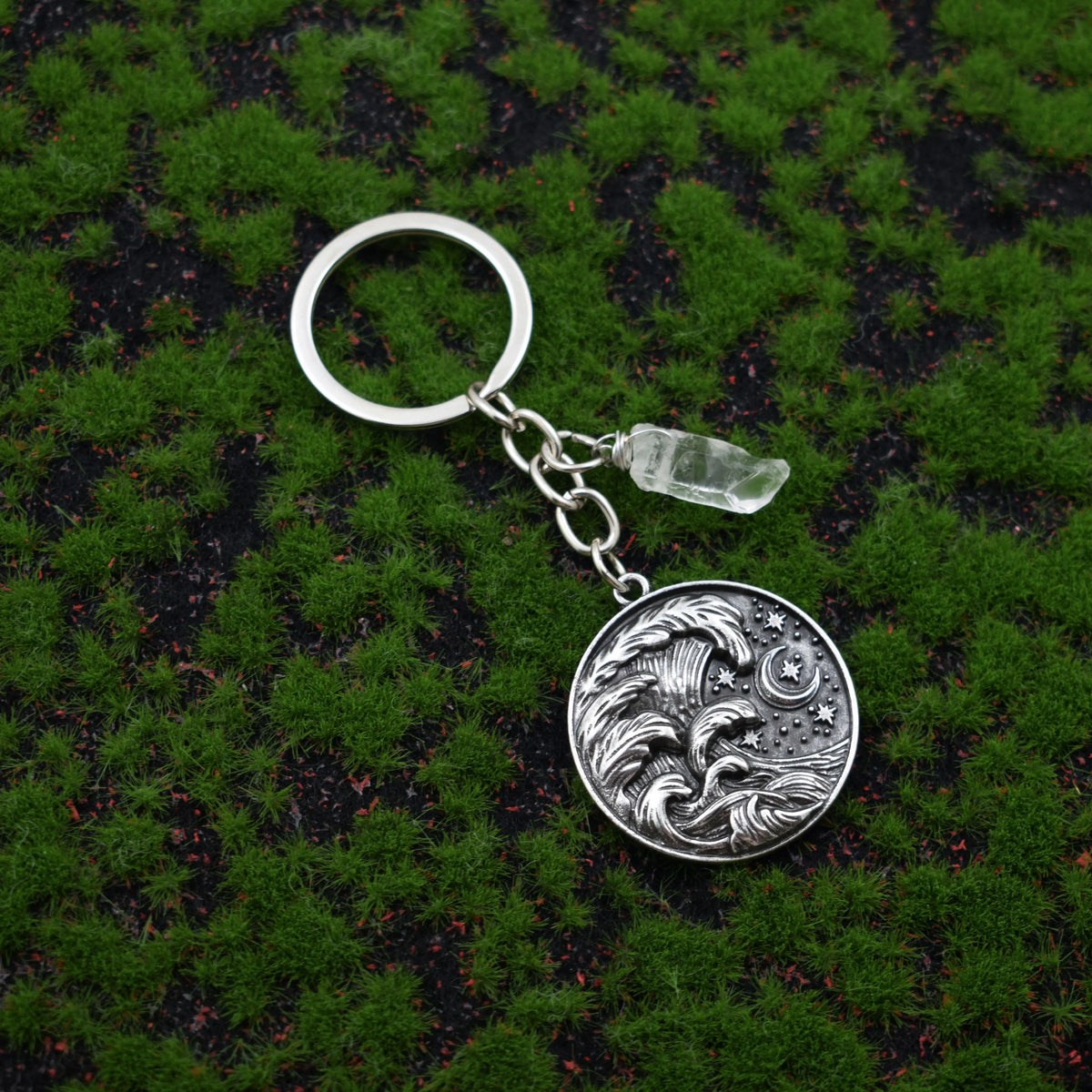Sea Wave Keyring