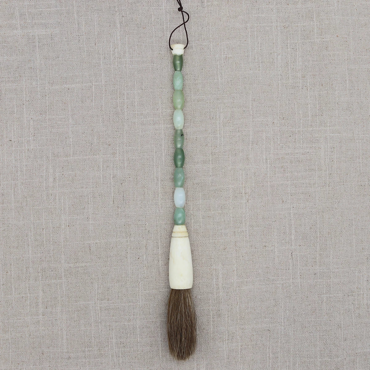 Decorative Pearl and Stone Calligraphy Artist Brushes