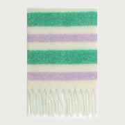 Colour Blocks Autumn Winter Plaid Scarves Imitation Cashmere Mohair