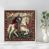 Knight and Horse 50X50CM DIY Cross Stitch Kit 11CT/14CT Full Embroidery Wall Hanging Decoration