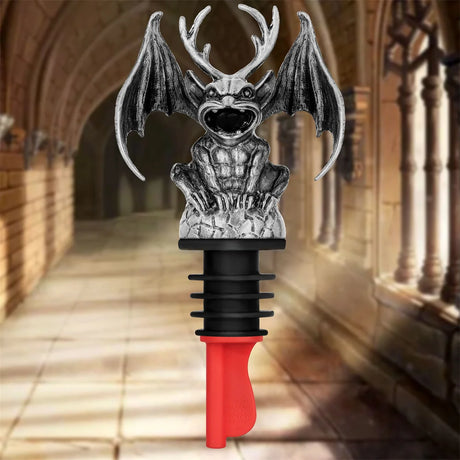 Gargoyle 2-in-1 Wine Pourer and Bottle Stopper Bar Tools Wine Aerators