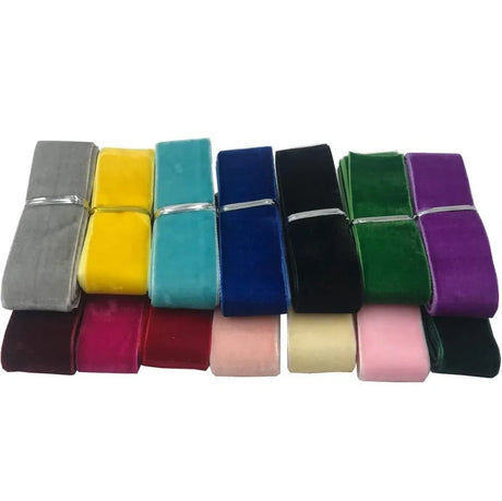 10 Yards Velvet Ribbon 16 Colours DIY Christmas Gift Packaging Bow