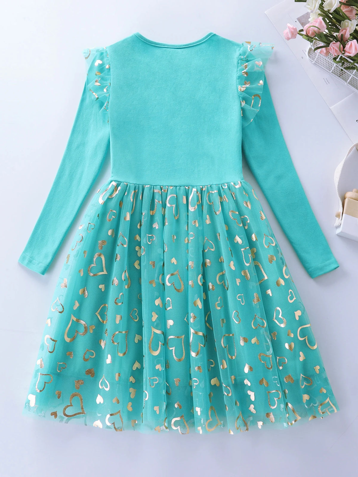 Girls' Long Sleeve Unicorn Dresses