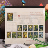 Witch's 2026 Calendar - Gothic Witchy Planner with Moon Phases, Wiccan Holidays, Magical Rituals