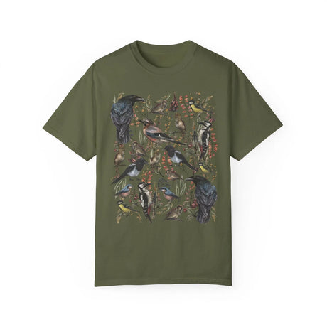Bird Watcher Cottagecore T-Shirt Tee Naturecore Cotton Tee