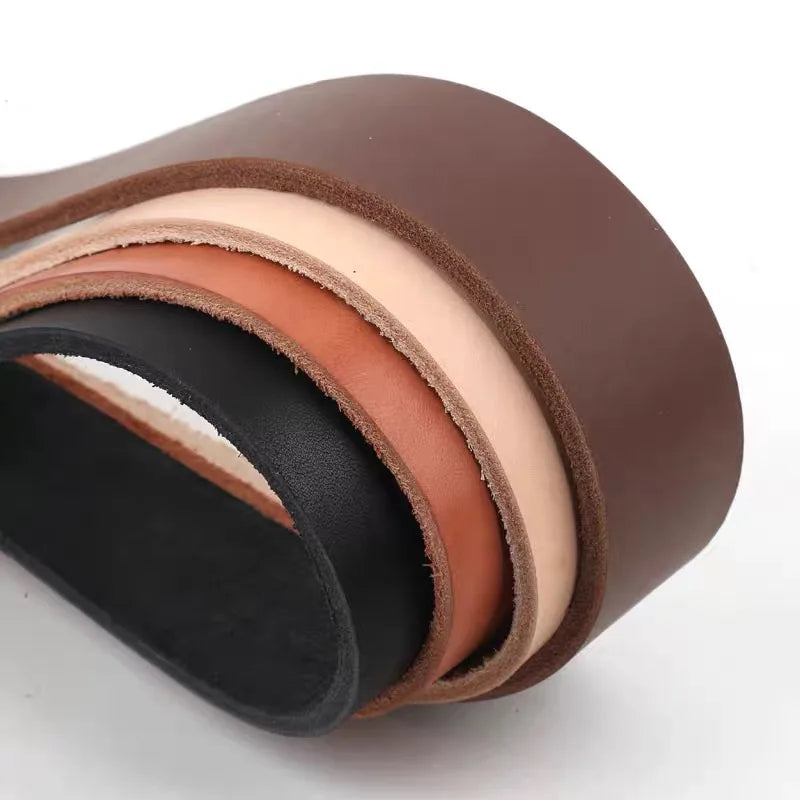 Genuine Leather 4mm Thick Strip DIY Craft