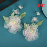 Silk Peony Hair Clip 1/2pcs Flower Hairpins Handmade Bridal Hair Accessories