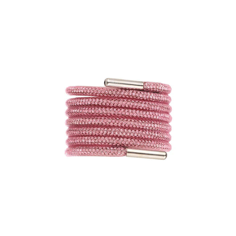 One Rhinestone Shoelace Casual Sneakers Round Shoe Laces Rainbow Diamond Cross Braiding 100/120/140/160CM