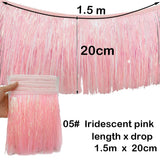 1.5m Gorgeous Fringe Tassel Banner Party Foil Garlands Wall Ceiling Decoration