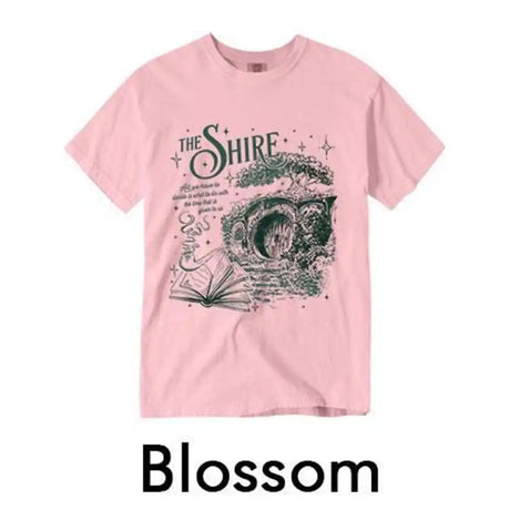 The Shire LOTR Unisex T-Shirt Cotton Tee Fantasy Book Lover Second Breakfast