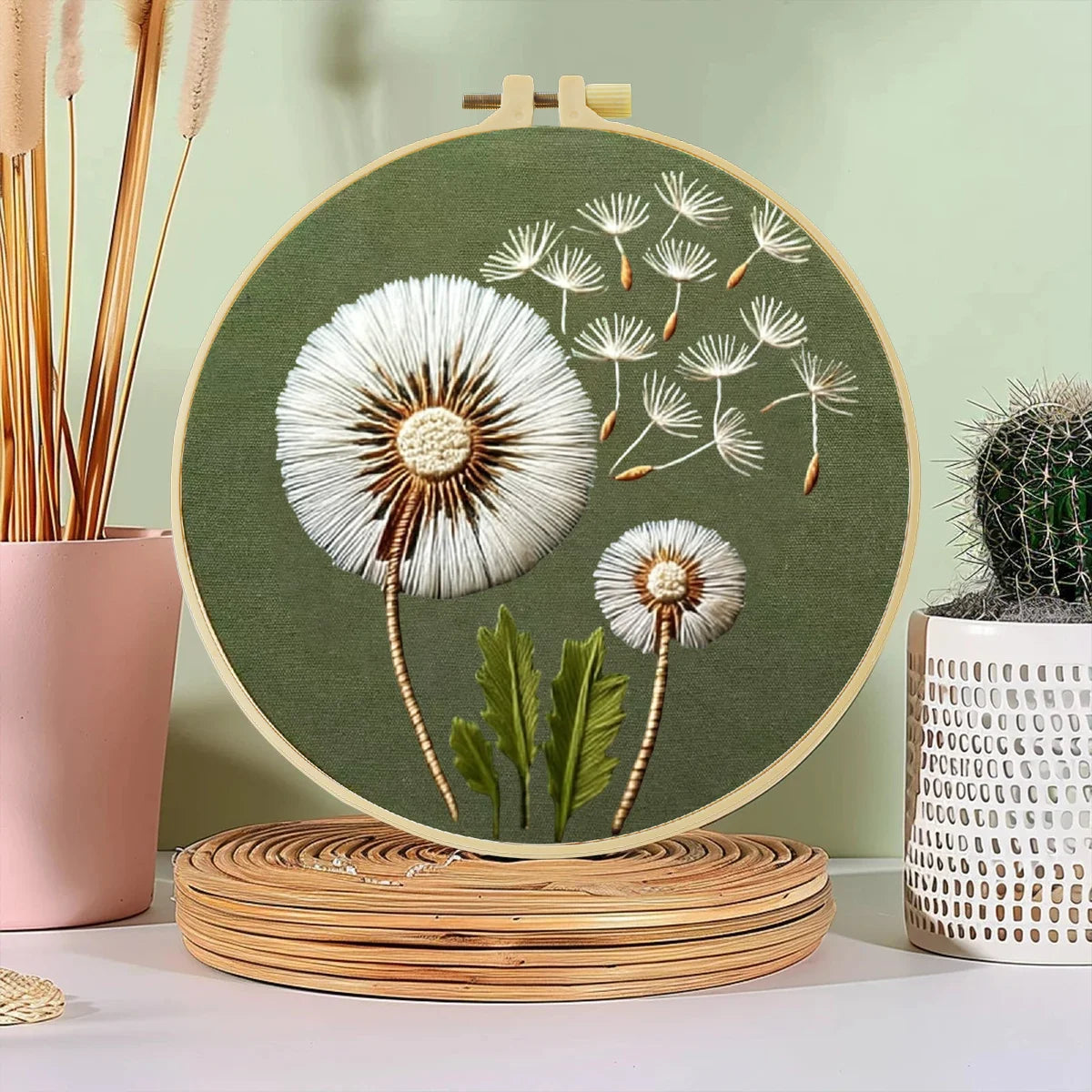 Dandelions DIY Embroidery Kit for Beginners