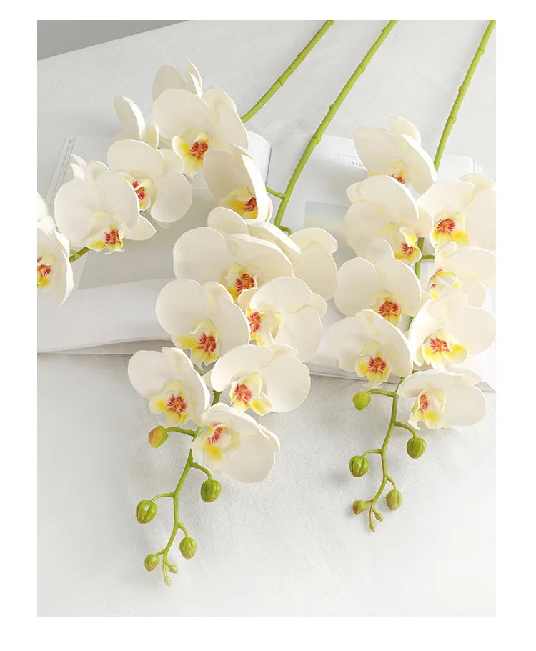 1 Stem Artificial Moth Orchid Butterfly Flower