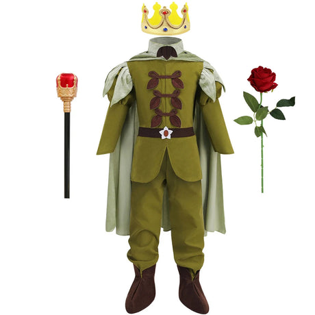 Frog Prince Naveen Boy Costume Tiana Cosplay