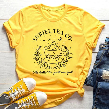 Suriel Tea Co T-Shirt Velaris A Court of Thorns and Roses Book Lover Tee