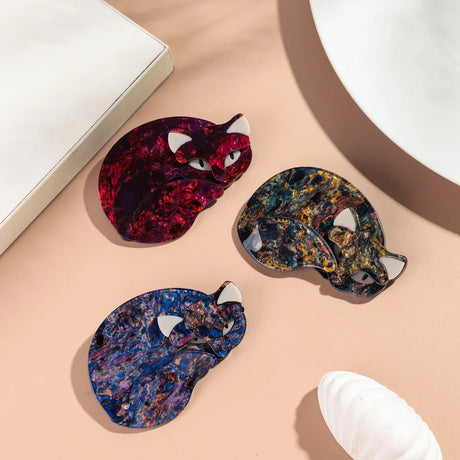 Spotted Cat Acrylic Brooches