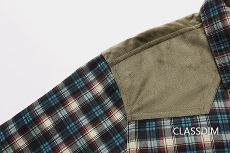 Woodsman Plaid Fleece Shirts Lightweight Jackets