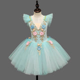 Spring Fae Ballet Performance Tutu Dresses