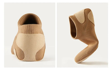 Dance Practice Shoes Latin Ballroom Jazz Tango Ballet Training Teaching Knitted Flat Shoes