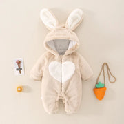 Easter Bunny Baby Toddler Rompers with Carrot Bag