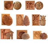 Wooden Shortbread Mould Cookie or Clay Embossing Moulds