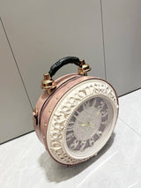 Steampunk Station Clock Handbags Shoulder Bags