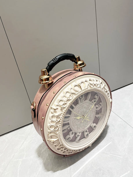 Steampunk Station Clock Handbags Shoulder Bags