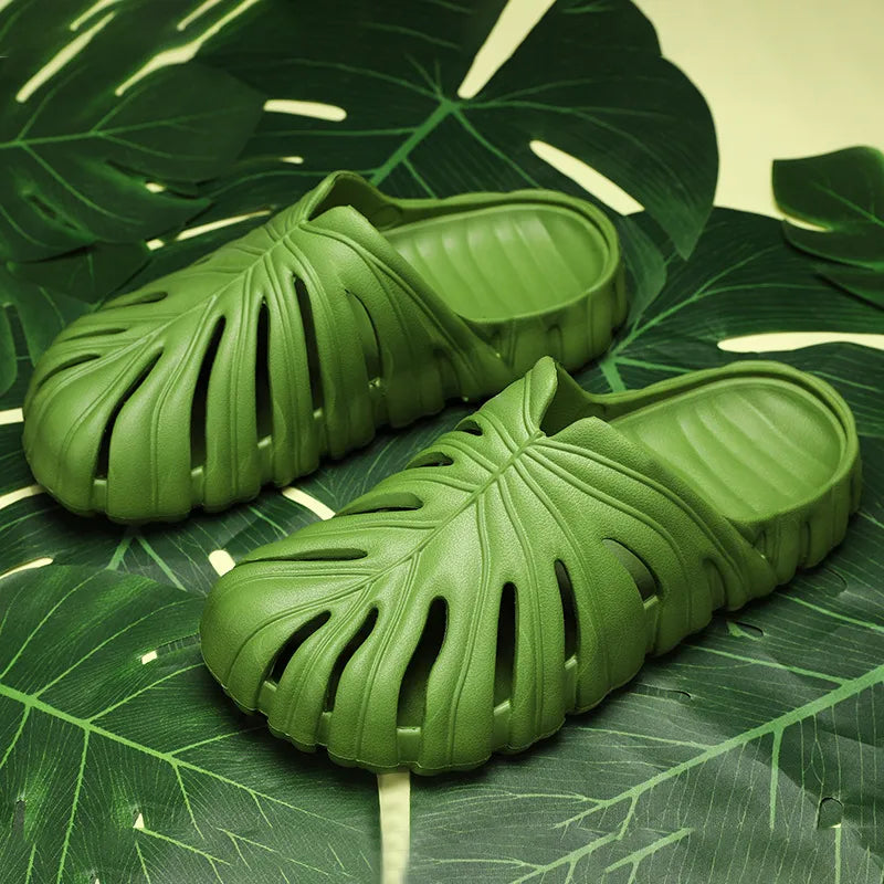 Monstera Slides Unisex Gardening Shoes Woodland Gatherer Australia BNPL