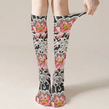 Floral and Fantasy Printed Stockings Long Socks