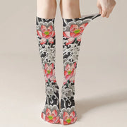 Floral and Fantasy Printed Stockings Long Socks