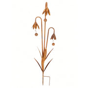 Rusty Iron Bluebell Garden Decorative Stake