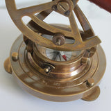 Antique Style Brass Navigational Compass Bubble Level Spyglass Desk Decor Nautical Home Decoration